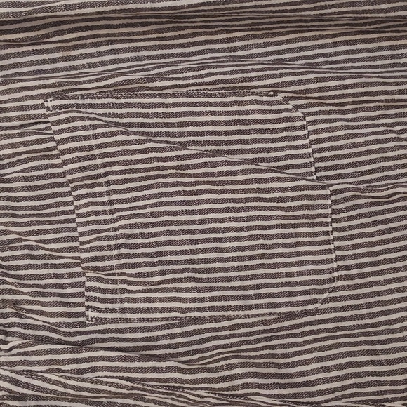 Old Navy High Waisted Striped Linen Blend Wide Leg Pants - Picture 11 of 14